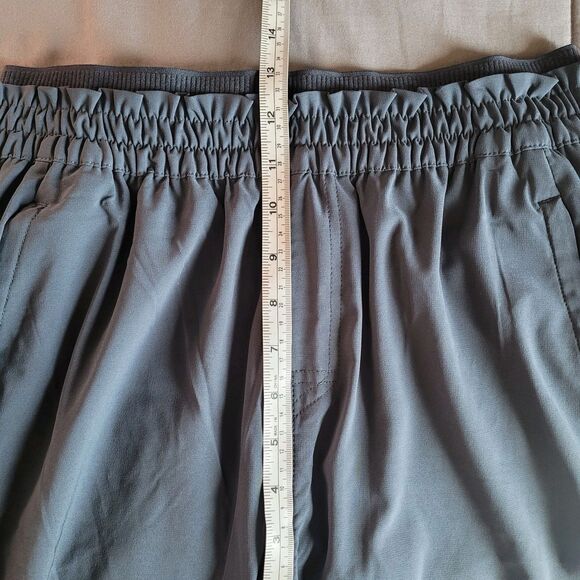 Prana Womens Wonderland Rocks Pants Size Medium Navy Blue Snap Cuffs Pockets Euc - Picture 5 of 12